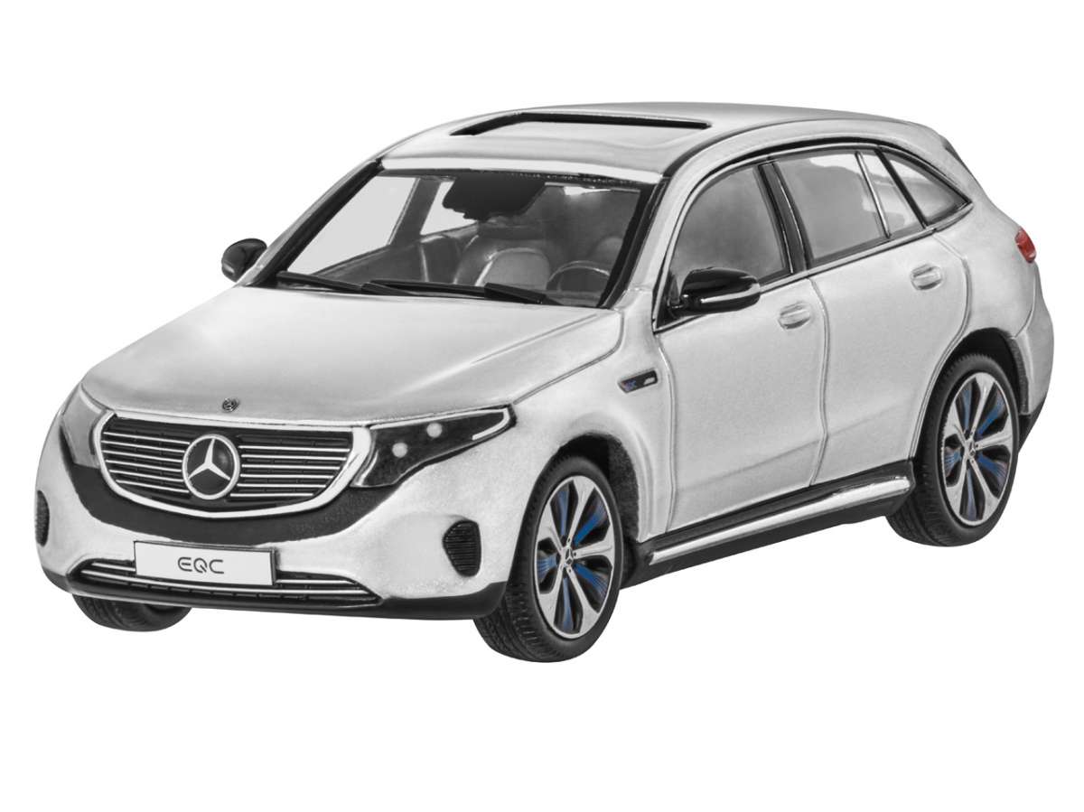 Mercedes Benz EQC high tech silver 1 43 Mercedes Benz Classic Store